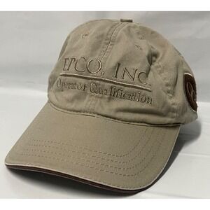 EPCO INC OPERATOR QUALIFICATION TAN COTTON BASEBALL HAT